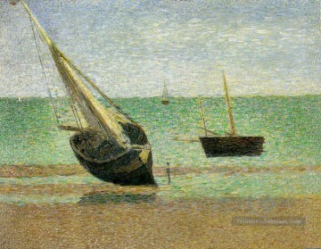  1885 tableaux - marée basse à Grandcamp 1885